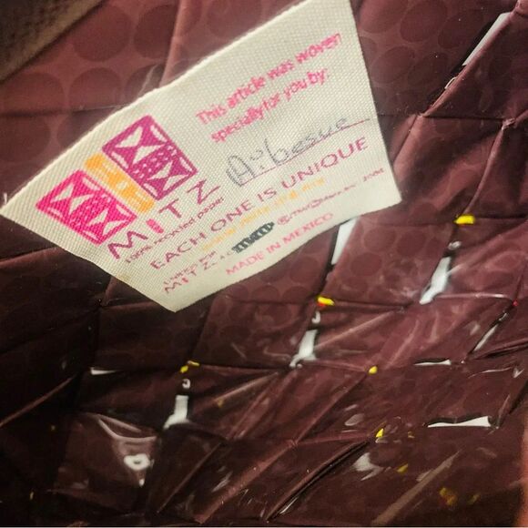 Mitz M&M Unique Hand Woven Clutch Handbag - Picture 11 of 11